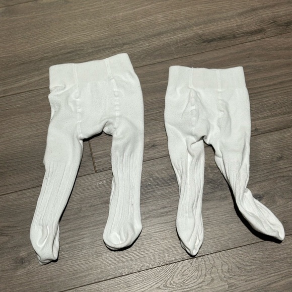 Source Unknown Other - Source Unknown White Baby Tights - Pair